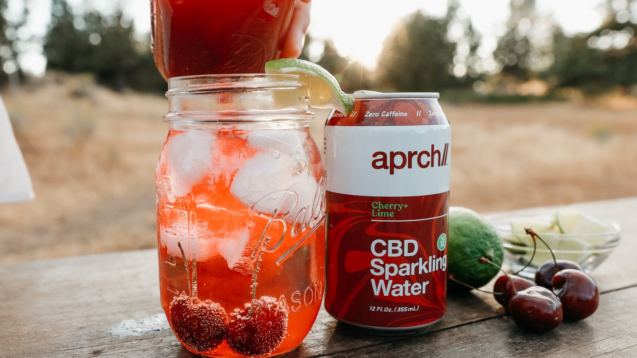 Cherry Crisp CBD Mocktail - Aprch Beverage Co.